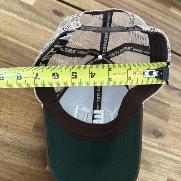 Yeti Coolers Mesh Trucker Snapback Hat Cap Baseball Outdoor Hike Unisex Black - Picture 9 of 9